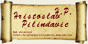 Hristoslav Pilindavić vizit kartica